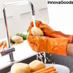 InnovaGoods rengøringshandsker til grøntsager Best