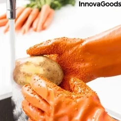 InnovaGoods rengøringshandsker til grøntsager Best