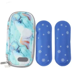 Beholdere Til Mad & Drikkevarer>Insulin køletaske med lynlåsdesign til indendørs og udendørs brug