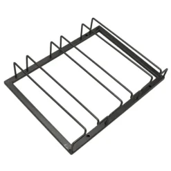 Iron Art omvendt vinglasholder i europæisk stil, hængende vinglasstativ under skab, sort Discount