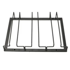 Iron Art omvendt vinglasholder i europæisk stil, hængende vinglasstativ under skab, sort Discount