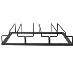 Iron Art omvendt vinglasholder i europæisk stil, hængende vinglasstativ under skab, sort Discount