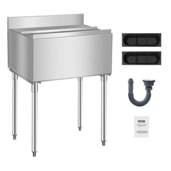 Isbeholder, 78,4 L, 76,1x48,3x93,7 cm, rustfrit stål Discount