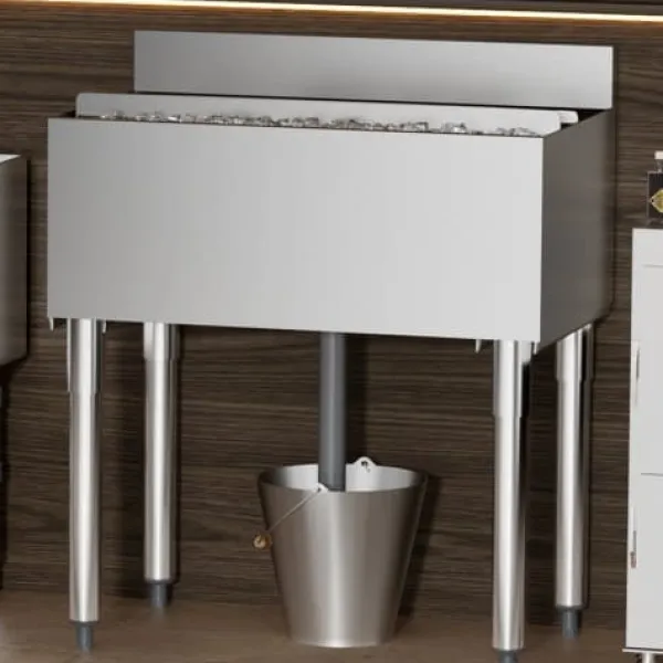 Isbeholder, 78,4 L, 76,1x48,3x93,7 cm, rustfrit stål Discount