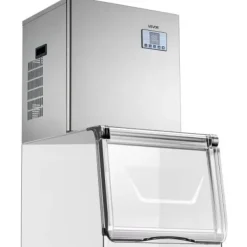 Isproducenter>Ismaskine, 56x44,5x56 cm, rustfrit stål, kommerciel