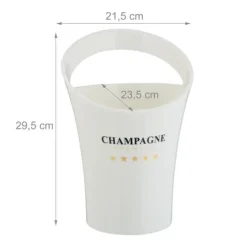 Isspand, 29,5x21,5x23,5 cm, Hvid Clearance