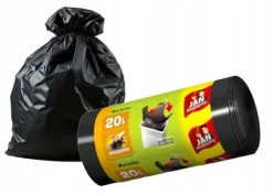 Jan Niezbędny affaldsposer med bundne sorte 20l 40 stk Hot