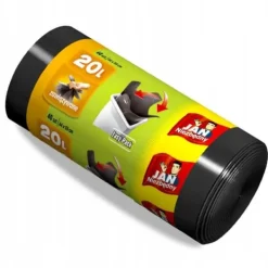 Jan Niezbędny affaldsposer med bundne sorte 20l 40 stk Hot