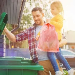 Jordbærduftende affaldsposer 60 l 10 stk. Sale