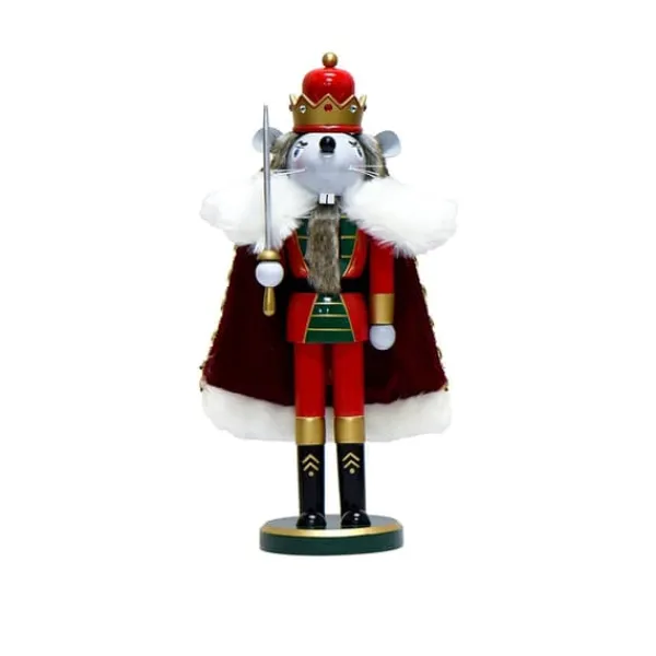 Julen Nøddeknækkeren Mus Konge Desktop Ornament Statue Nøddeknækker Dukke Online
