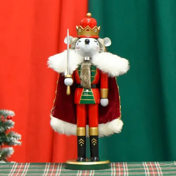 Julen Nøddeknækkeren Mus Konge Desktop Ornament Statue Nøddeknækker Dukke Online