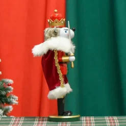 Julen Nøddeknækkeren Mus Konge Desktop Ornament Statue Nøddeknækker Dukke Online