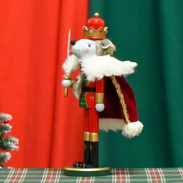 Julen Nøddeknækkeren Mus Konge Desktop Ornament Statue Nøddeknækker Dukke Online