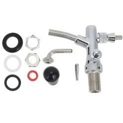 Justerbar ølhane - G5/8" gevind, forkromet messing rustfrit stål, tilbehør til øltønde Clearance