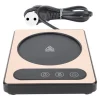 Kopvarmer>Kaffekopvarmer 36W Touch Control 12h Timing Smart Kaffekrus Varmeapparat til Kaffe Drik Mælk Te Varm Chokolade Guld EU Stik 220V