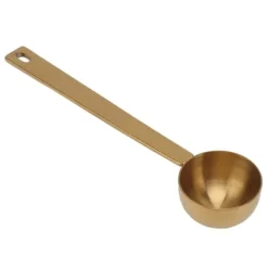 Kaffemåleske af rustfrit stål Kaffeske med lang håndtag til mælkepulver Frugtpulver 30 ml