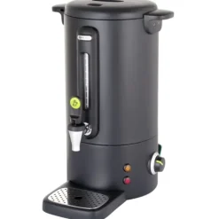 Kopvarmer>Kaffevarmer med drypfri hane sort Concept Line 10 l - Hendi 211458