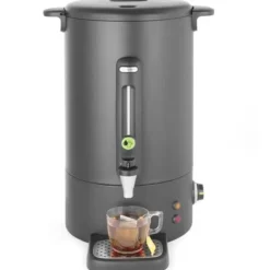 Kopvarmer>Kaffevarmer med drypfri hane sort Concept Line 10 l - Hendi 211458