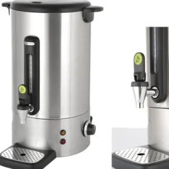 Kopvarmer>Kaffevarmer med dryppende stålhane Concept Line 18 l - Hendi 211427