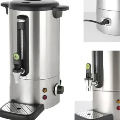 Kaffevarmer med dryppende stålhane Concept Line 10 l - Hendi 211410 Outlet