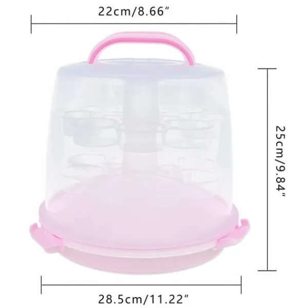 Kagebærer, 3-lags design, bærbar og holdbar,Pink New