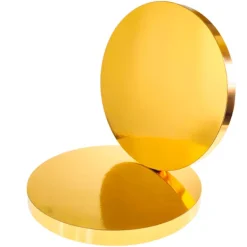 Kagebrætbund Guld 26 cm 2 cm Sæt 5 stk. Kagetromle Rund Premium Brand4Cake Outlet