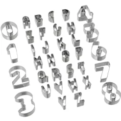 Kageforme i 35-pak - Tal og bogstaver Sale