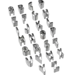 Kageforme i 35-pak - Tal og bogstaver Sale