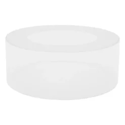 Kagestativ og kageopsats - Kagedisplay Sæt - 2-pak - Rund - 25×10 cm + 15×10 cm - Tykkelse 3 mm - Plast - Klar New