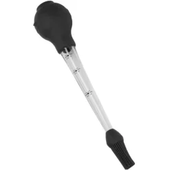Kalkun Baster Nål med Sauce Pensel Barbecue Olie Dryp Krydderi Tube Værktøj Sauce Nål Sort Sale