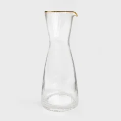 Karaffel | LYNN | rillet med guldkant | 1 l | 892108 Online