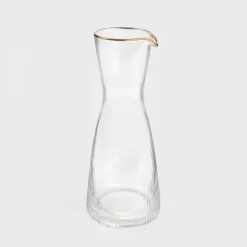 Karaffel | LYNN | rillet med guldkant | 1 l | 892108 Online