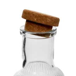 Karaffel | NATIA | rillet med prop, transparent | 1 l | 890999 Hot