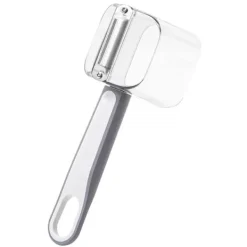 Kartoffelskræller med beholdere - grå