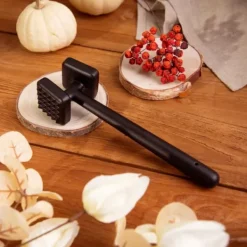 Kødhammer | KNUSSER | til kød, sort | 22x6,5 cm | 704642 Outlet