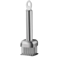 Kødhammer i rustfrit stål med firkantede og runde nåle Model 1 Outlet