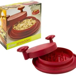 Kødkværn med skridsikker bund og håndtag til effektiv manuel rivning af kylling og oksekød Sale