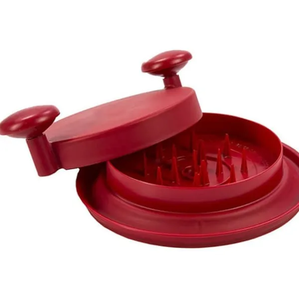 Kødkværn med skridsikker bund og håndtag til effektiv manuel rivning af kylling og oksekød Sale