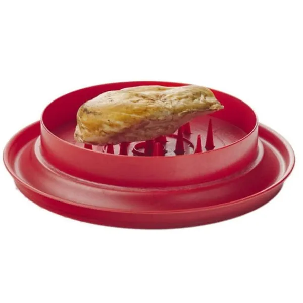 Kødkværn med skridsikker bund og håndtag til effektiv manuel rivning af kylling og oksekød Sale