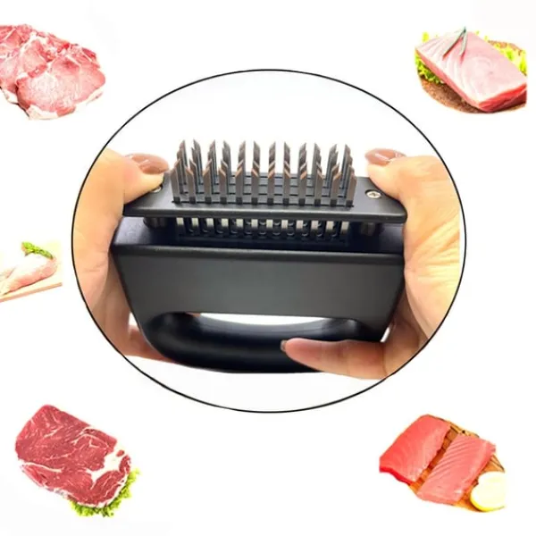 Kødhammere>Kødmørningsværktøj med 48 nåle