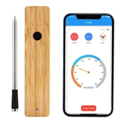 Køkkentermometre>Kødstermometer, Trådløst, Lang Batterilevetid,JX168