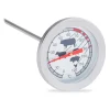 Kødtermometer, Analogt rustfrit stål, 21x5,5x5,5 cm, Sølv Outlet