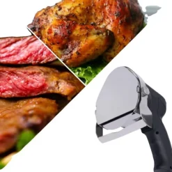 Elektriske Knive>Kebab Skærer, 80W, 220V~240V, 23*16*13 cm, EU Stik Type, 1-8 mm Skæredybde
