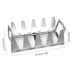 Kebabställ i rostfritt stål Shish Kebabspettställ Universalhållare för grillspett Grilltillbehör Best