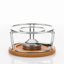 Fonduesæt>Kela Natura varmebrænder med stativ, diameter 21,5 cm