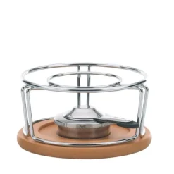 Fonduesæt>Kela Natura varmebrænder med stativ, diameter 21,5 cm