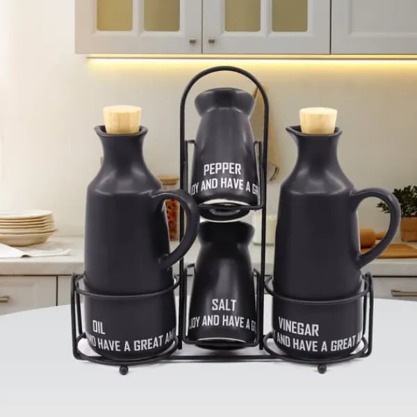 Keramisk krydderisæt 5 styk MAESTRO Eco Style MR-20029-04S Discount