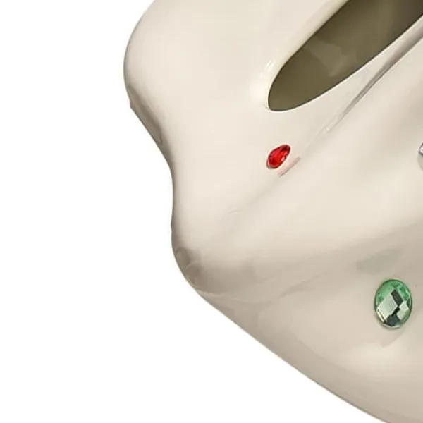 Keramisk servietæskeholder Dekorativ elegant ansigtsservietdispenseræske til spisestue Beige New