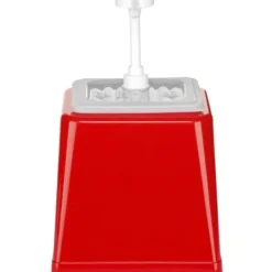Ketchup sauce dispenser med pumpe 2,5 l rød - Hendi 203521 Best