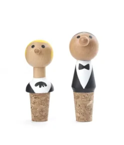 Flaskepropper>Kikkerland Vinprop + tjener (BA60)